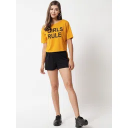 EVOLETTE STUDIOS Print Off-Shoulder Crop Top image 1