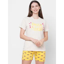 evolove Women Yellow Nightsuit Set-picture-41