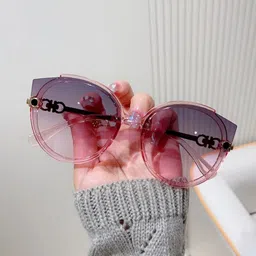 evoma UV Protection Oval Sunglasses (Free Size)-picture-11