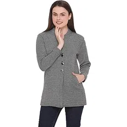 ewools ASDF Women Winter wear Woolen Sweater Cardigan Coats with Side Pockets-picture-47