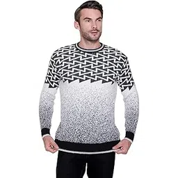 ewools Men's Winterwear Woolen Sweater || Self Cardigans Sweaters-picture-14