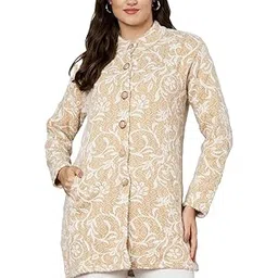 ewools Women Winter Wear Sweater (Hair107) Camel-picture-22