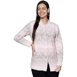 ewools Women Winter wear Woolen Cardigan Sweaters(Hair33)-picture-30