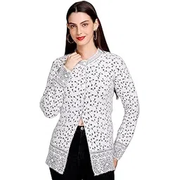 ewools Women's winterwear Woolen Hair fullsleeves Cardigans Sweater (White2, 3XL)-picture-41