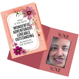 exciting lives Wonderful Woman Mirror Card- Gift for Women's Day, For Mother, Sister, Wife Greeting Card-picture-34