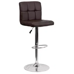 Exclusive Furniture Bar Stool in Leatherette Brown Upholstery KBSTBR02-picture-19