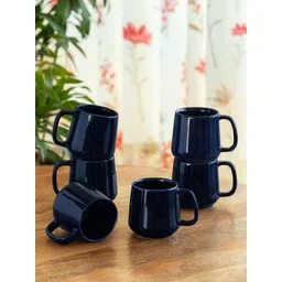 ExclusiveLane Blue Set Of 6 Cups and Mugs-picture-25