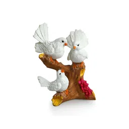 ExclusiveLane Chatting Birds Modern Figurine Decorative Showpiece image 3