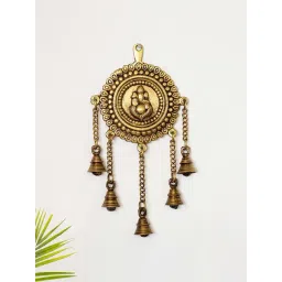 ExclusiveLane Golden Brass Shree Ganesha Wall Hanging-picture-29