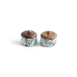 ExclusiveLane Multicolor Ceramic Jars & Containers-image-0