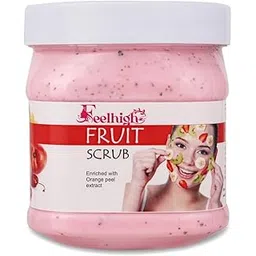 Exfoliating & Refreshing Face And Body Fruit Scrub Enriched with Orange peel extract 500ml Jar Helps to Smoothing Skin-picture-15