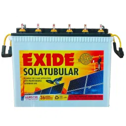 Exide Solar 12 V 150 Ah Tubular Battery, 6LMS150-picture-46