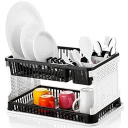 exodus Dish Drainer Kitchen Rack Sleek, Space-saving Solution for Effortless Kitchen Organization Plastic-picture-27