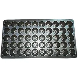 Exotic Cactus Plastic Seedling Tray, Black, 5 Pc image 1