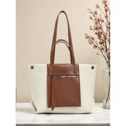 Exotic Colourblocked Oversized Structured Tote Bag-picture-38