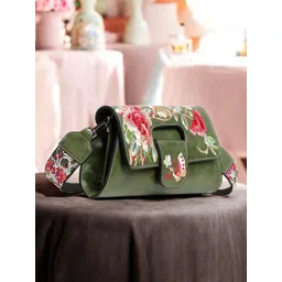 Exotic Floral Embellished Sling Bag-picture-33