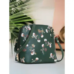 Exotic Floral Printed Bucket Sling Bag-picture-31
