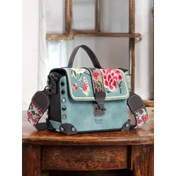 Exotic Floral Women Sling Bag with Tasselled-picture-25