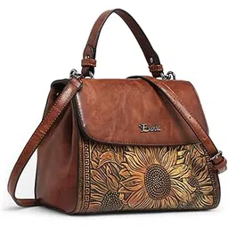 exotic Premium® Vintage Embossed Floral Flap Desing Sling Bag For Women-picture-11