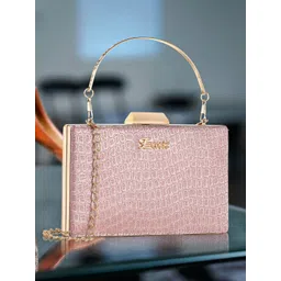 Exotic Textured Party Box Clutch image 1