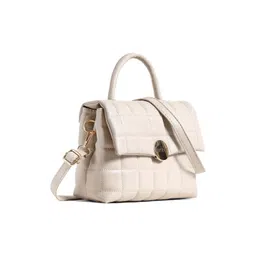 Exotic Textured PU Structured Handheld Bag with Quilted image 4