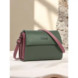 Exotic Women Colourblocked Structured Sling Bag-picture-17