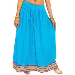 Exotic India A-Line Maxi Skirts-picture-12
