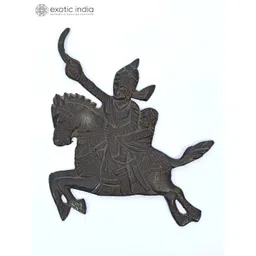 Exotic India Black & Brown Religious Idol Showpiece-picture-17