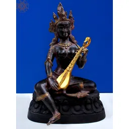 Exotic India Black Religious Idol Showpiece-picture-39