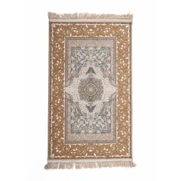 Exotic India Brown Ethnic Motifs Printed Cotton Carpet image 2