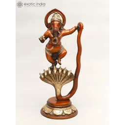 Exotic India Brown Religious Idol Showpiece-picture-10