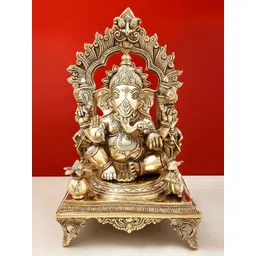 Exotic India Ganesha in Ashirwad Mudra Showpiece-picture-37