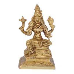 Exotic India Goddess Rajarajeshwari Brass Statue-picture-32