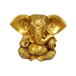 Exotic India Gold-Toned Baby Ganesha Religious Idol Showpiece-picture-26