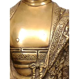 Exotic India Gold-Toned Lord Buddha Idol Showpiece-picture-21