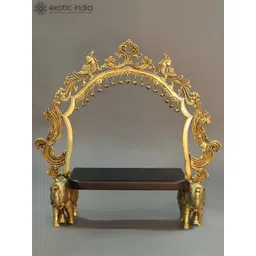 Exotic India Gold-Toned Religious Figurine Showpiece-picture-12