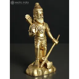 Exotic India Gold-Toned Religious Figurine Showpiece-image-8