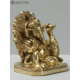 Exotic India Gold-Toned Religious Idol Showpiece-picture-34