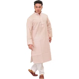 Exotic India Men Pure Cotton Kurta with Pyjamas &-picture-26