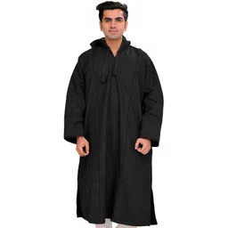 Exotic India Men Woollen Hooded Phiran-picture-37