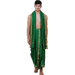 exotic india Men's Art Silk Dhoti-picture-30