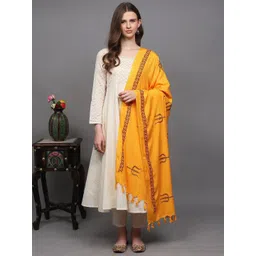 Exotic India Onyx Prayer Trishul Embroidered Thread Work Shawl-picture-29