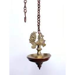 Exotic India Textured Wall Hanging Diya Pooja Esstentials-picture-36