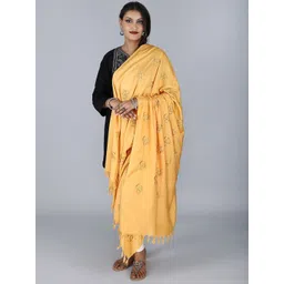 Exotic India Women Ethnic Motifs Embroidered Shawl-picture-40