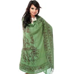Exotic India Women Ethnic Motifs Printed Shawl-picture-26