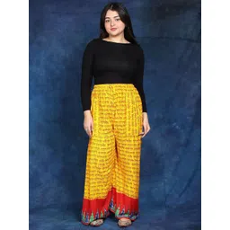 Exotic India Women Ethnic Motifs Printed Trousers-picture-12