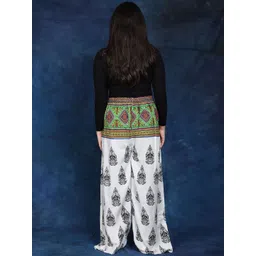 Exotic India Women Ethnic Motifs Printed Trousers image 5