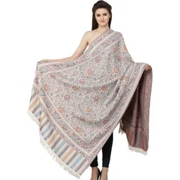 Exotic India Women Floral Woven Design Shawl-picture-17