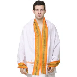 Exotic India Woven Design Angavastram-picture-27