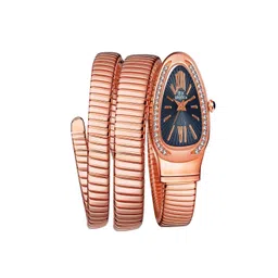EXOTICA Women Brass Dial & Wrap Around Straps Analogue Watch Spiral-001-Rose Gold Blue-picture-29